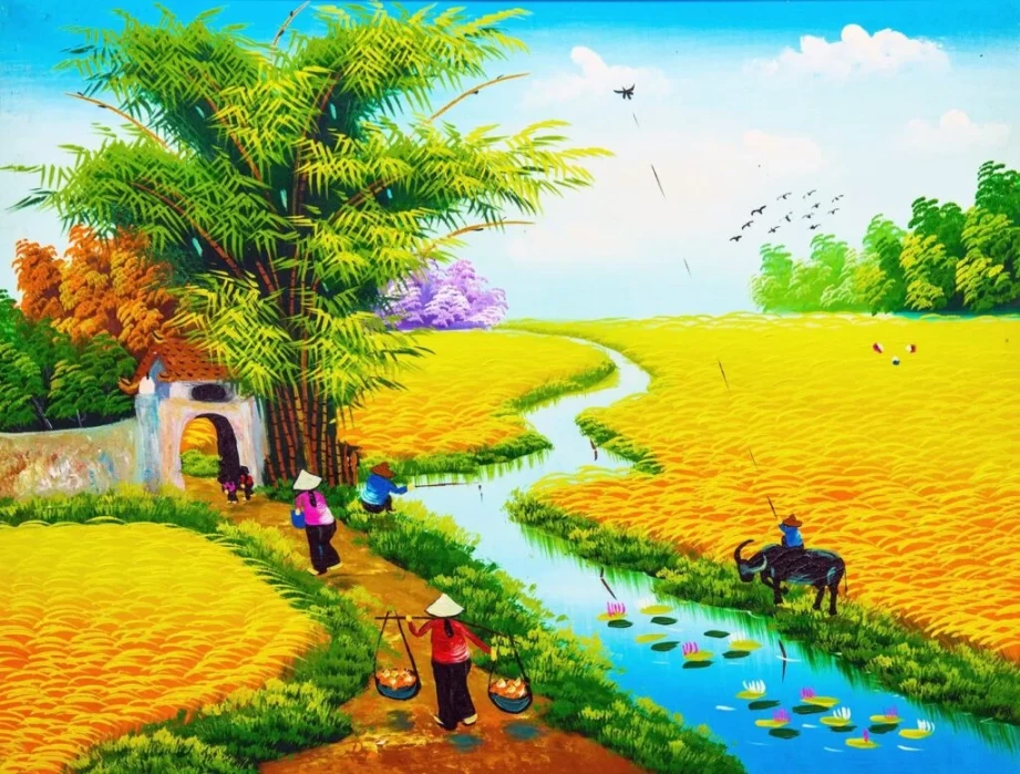 Tranh 3D Việt Nam mẫu 4