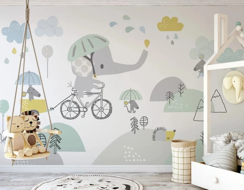 Giấy dán tường trẻ em mẫu 19