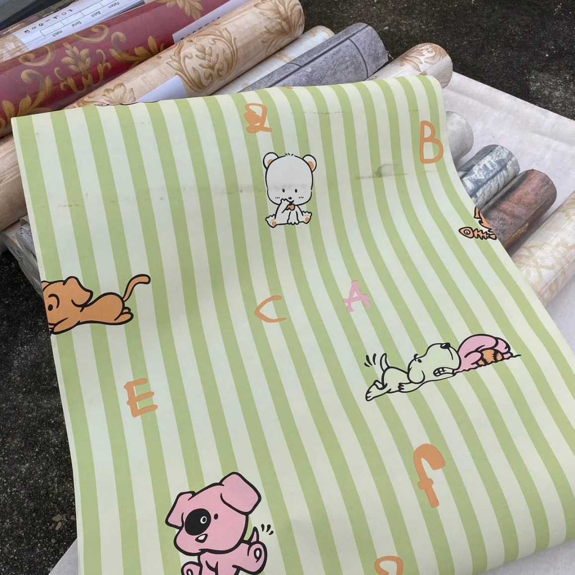Giấy dán tường trẻ em mẫu 16